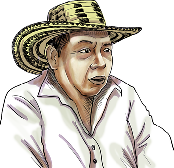 Sombrero Vueltiao, Agricultor, Cacique