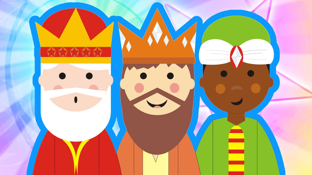 6 de enero el tradicional día de los Reyes Magos.